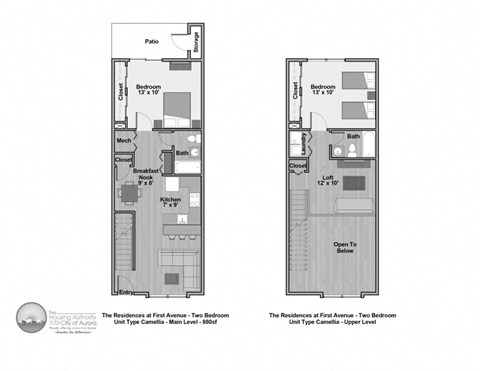 First Avenue 2 Bed 2 Bath Camellia Style